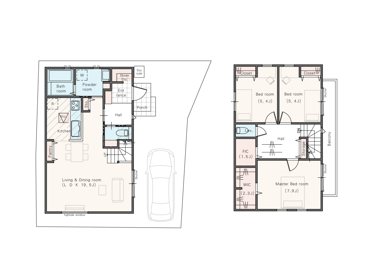 C号地 間取り図