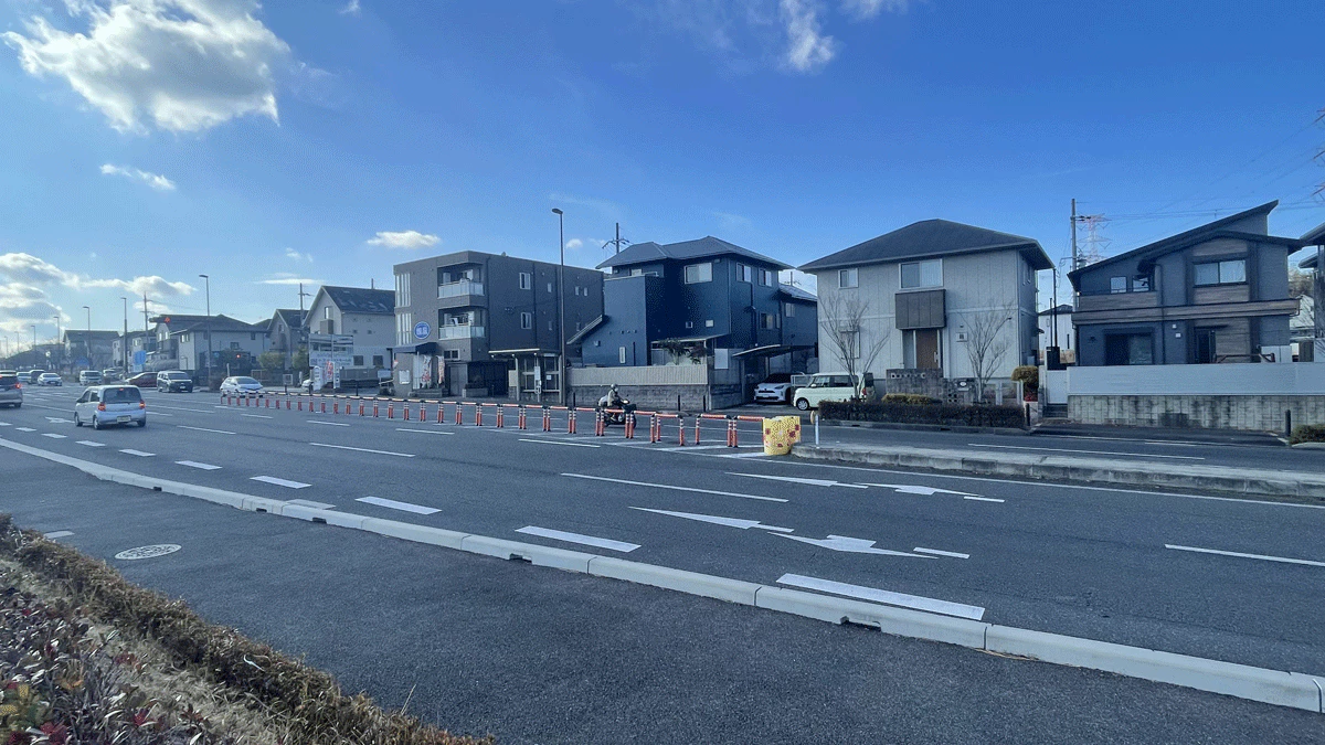 同志社山手 ニュータウン 街並み 京田辺市