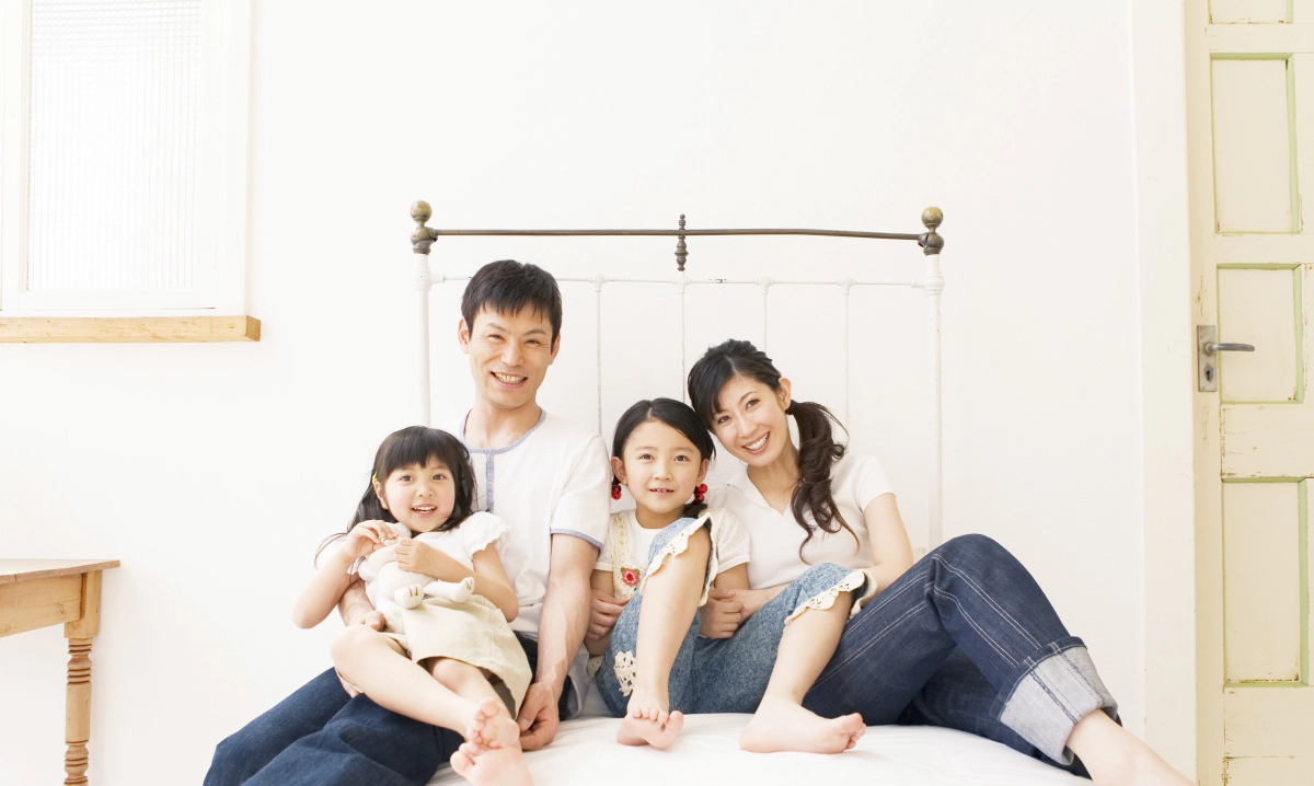 家族が安心して暮らす住まいのイメージ